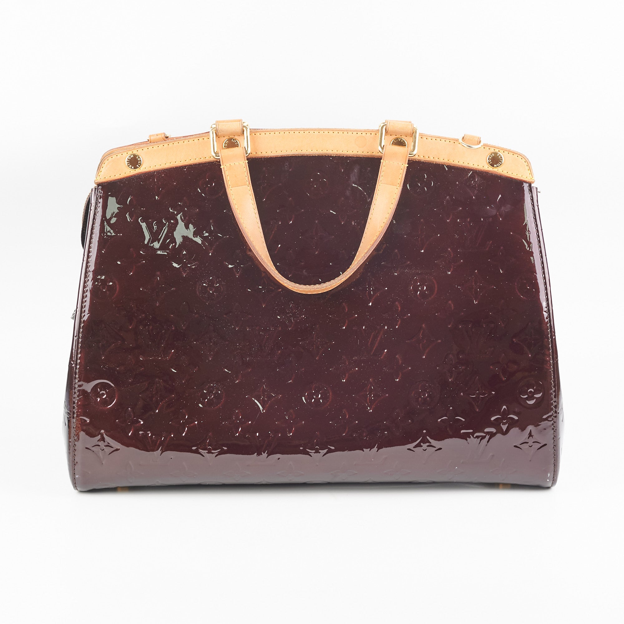 Louis Vuitton Amarante Monogram Vernis Brea GM Bag - Farfetch