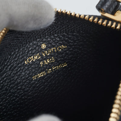 Louis Vuitton Key Pouch Bicolor Monogram Empreinte Giant Black 2349825