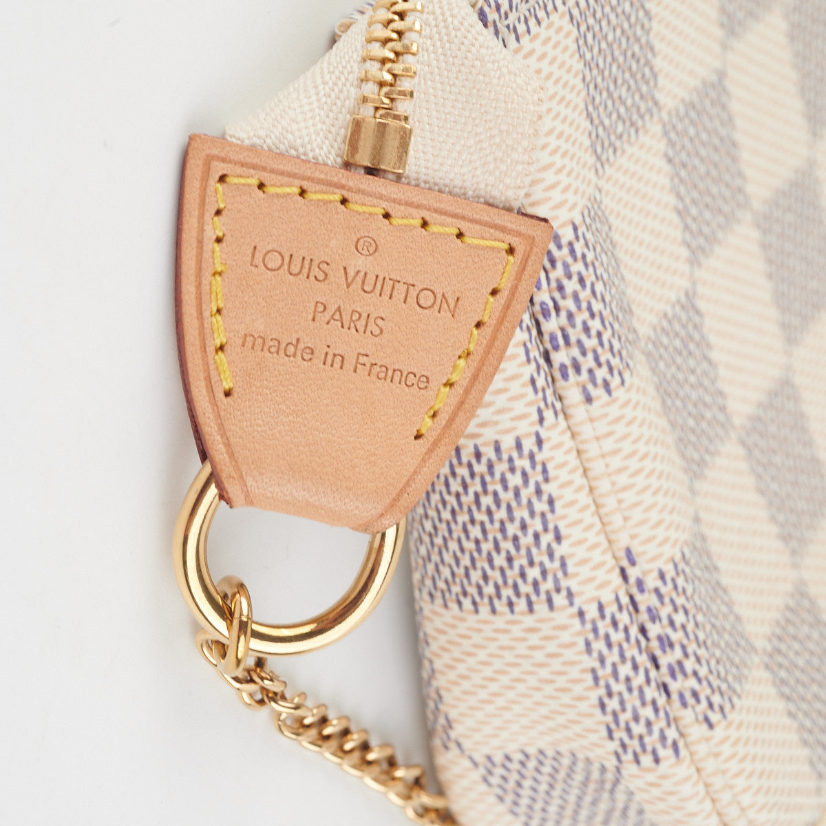 Louis Vuitton Mini Pochette Damier Azur - THE PURSE AFFAIR