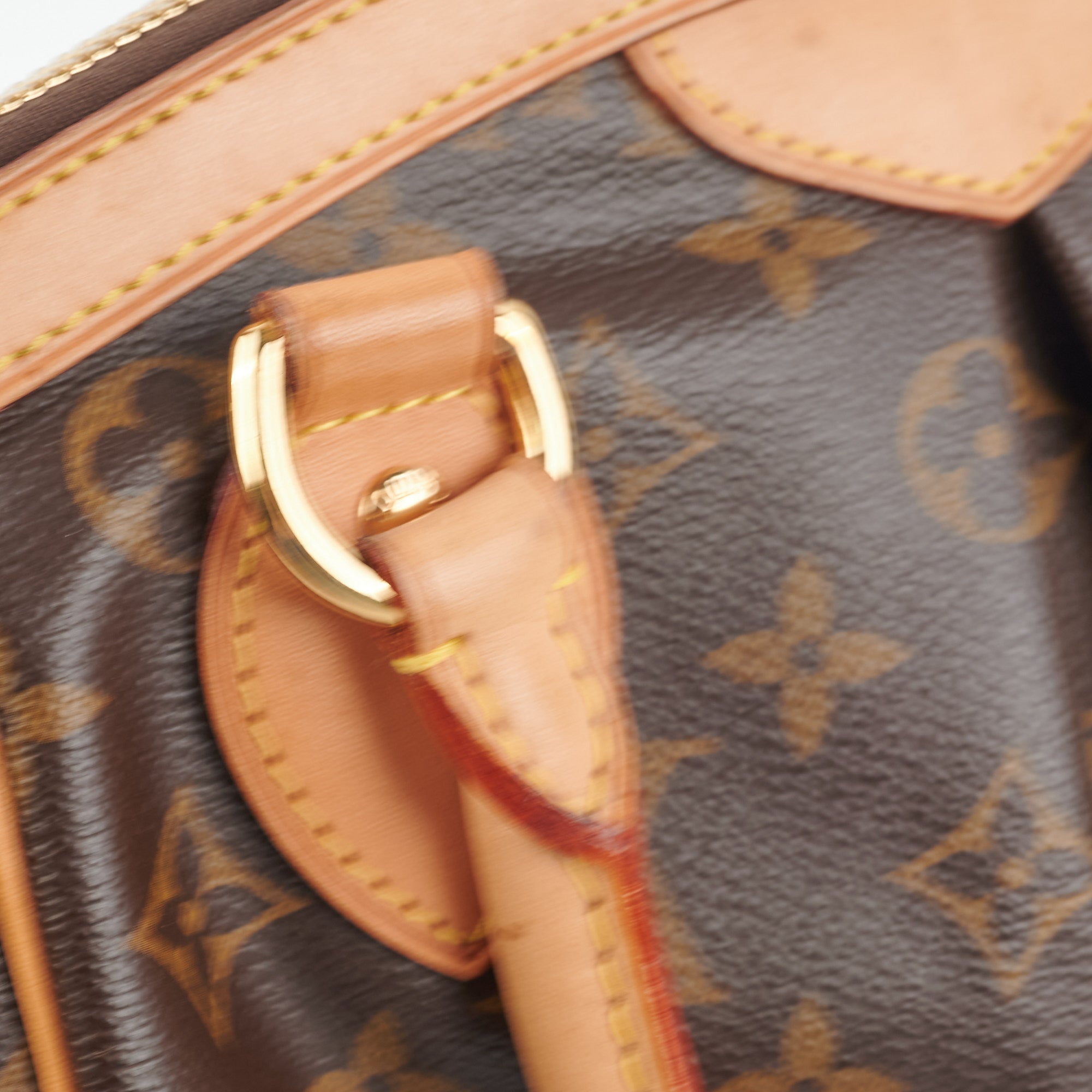 Louis Vuitton Monogram Tivoli Pm Brown Leather Satchel Bag ref.639406 -  Joli Closet