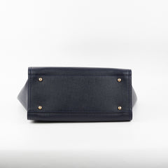 Chanel Deauville Small Caviar Tote Navy