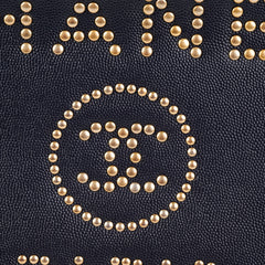 Chanel Deauville Small Caviar Tote Navy