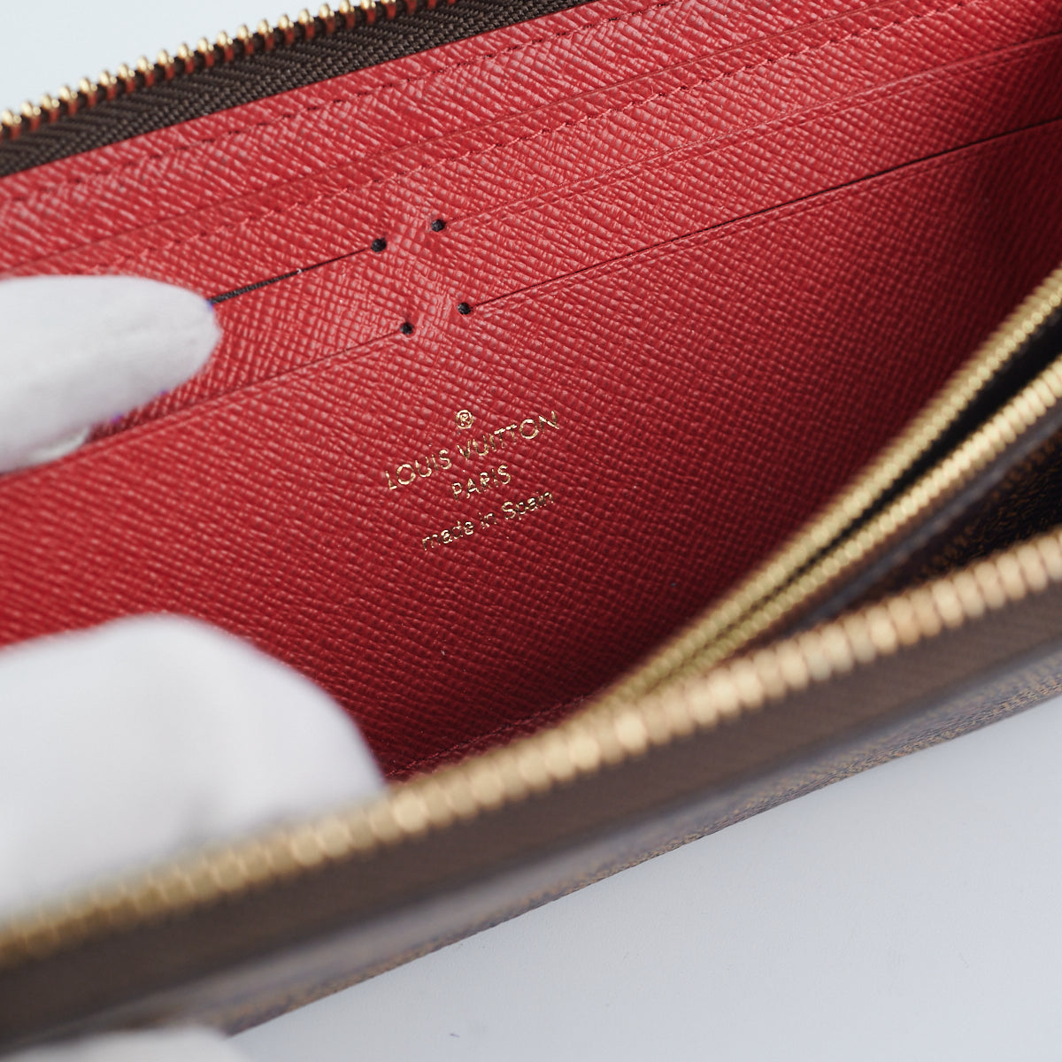 Louis Vuitton Damier Ebene Clemence Wallet - THE PURSE AFFAIR