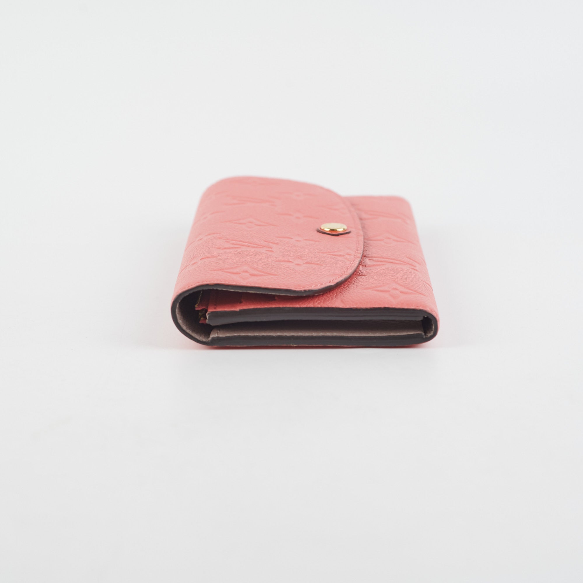 Louis Vuitton M62371 Long Wallet Monogram Empreinte Portefeuille Emily Pink