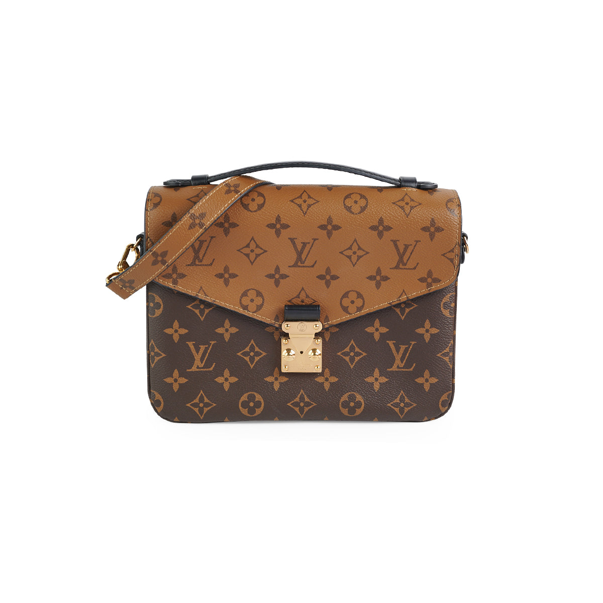 Handbags Louis Vuitton Louis Vuitton Reverse Pochette Metis mm Shoulder Bag 2way Brown M44876 LV lt741a