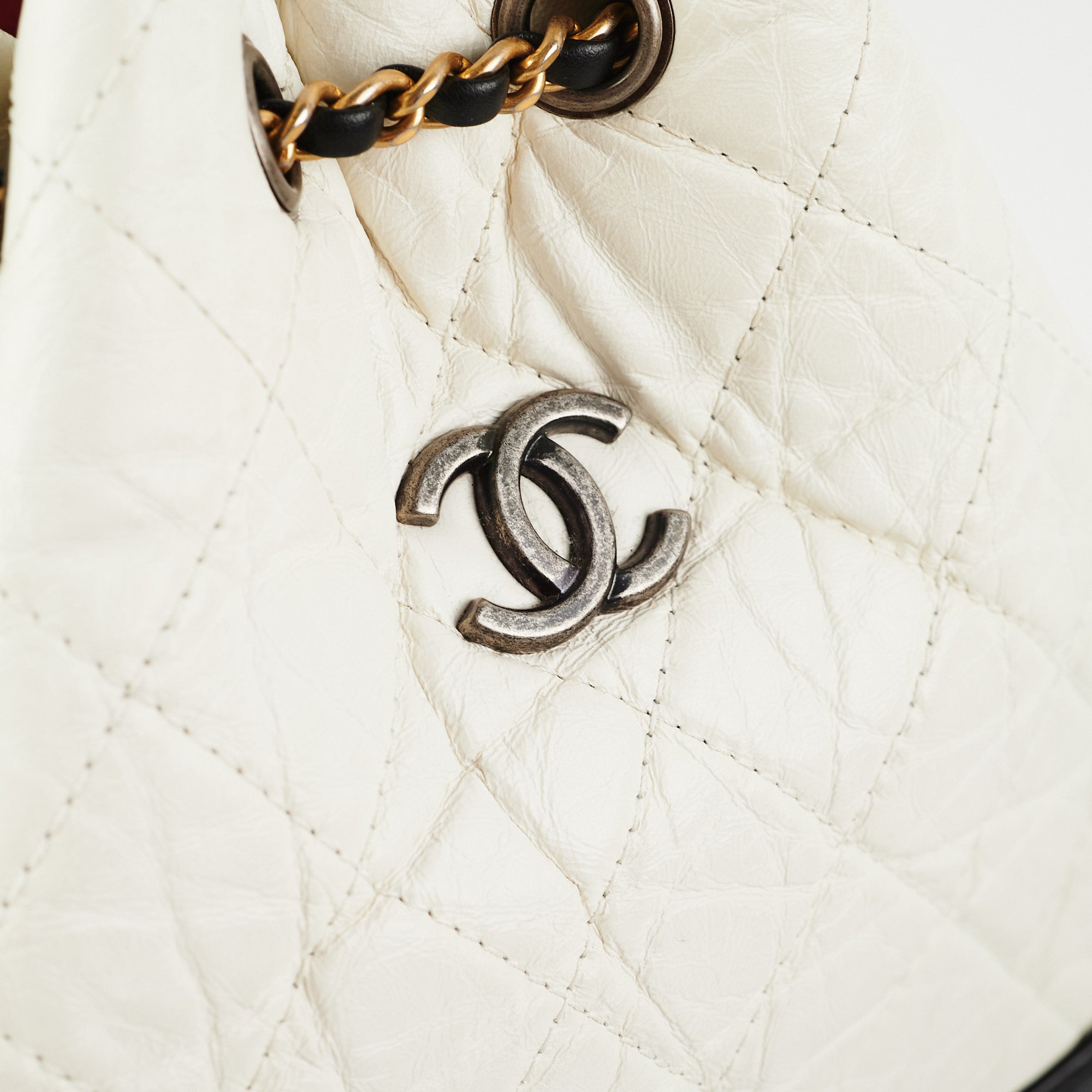 Gabrielle leather backpack Chanel Beige in Leather - 35337151