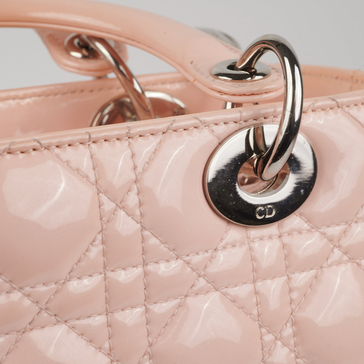 Patent leather handbag Dior Pink in Patent leather - 24063786