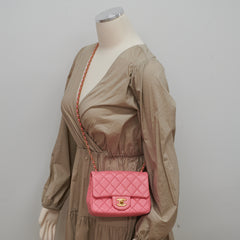 ITEM 9 - Chanel Mini Square Pink Microchipped