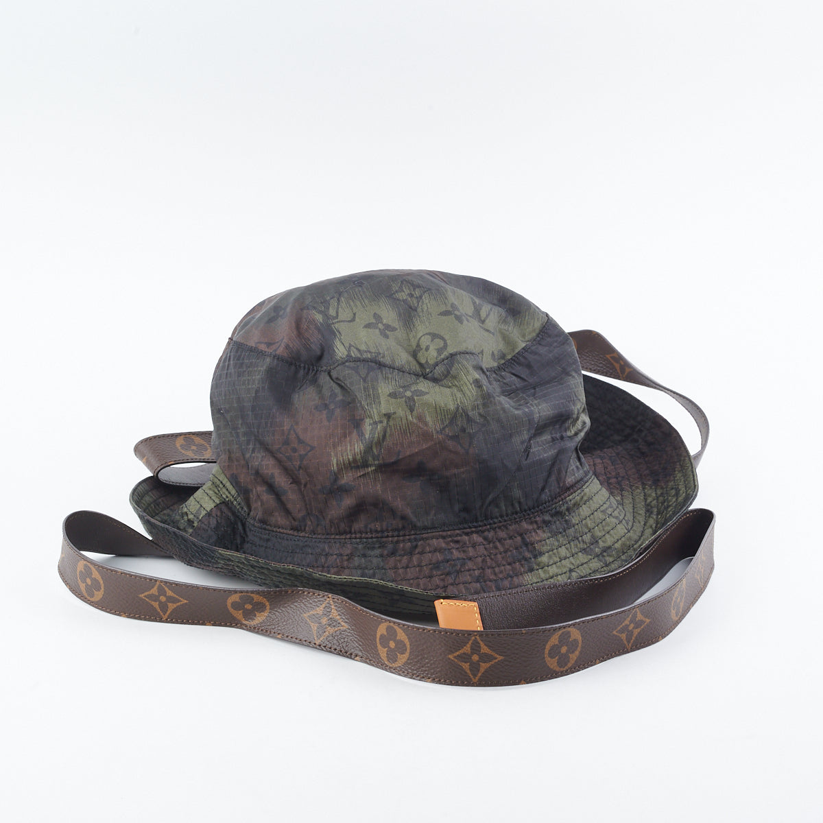 NWT Louis Vuitton Tapestry Reversible Bucket Hat Size 60 100% Authentic  RARE!!