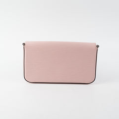 Louis Vuitton Epi Felicie Pochette Pink Crossbody Bag