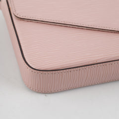 Louis Vuitton Epi Felicie Pochette Pink Crossbody Bag