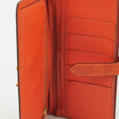 Hermes Bearn Wallet Orange