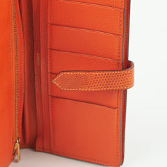 Hermes Bearn Wallet Orange