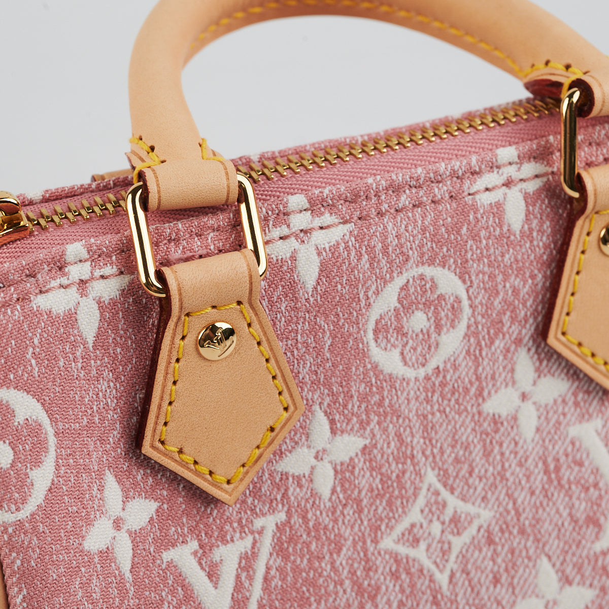 Louis Vuitton 2022 Rose Denim Nano Speedy - Pink Handle Bags, Handbags -  LOU558090