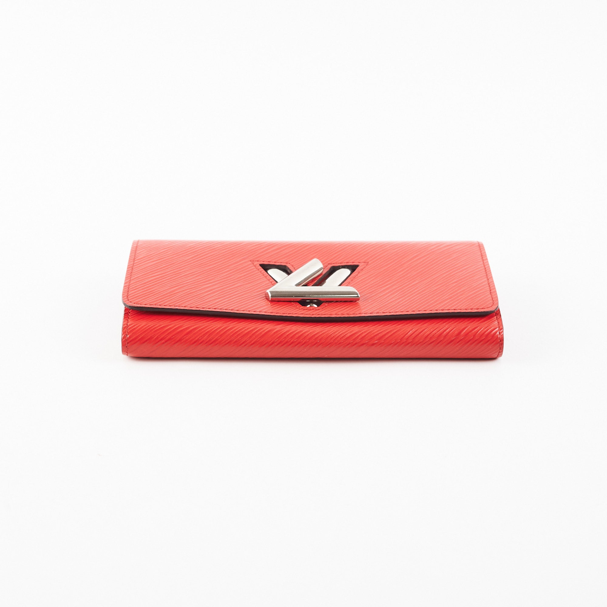 Louis Vuitton LV Twist Wallet Long Wallet Red Epi Leather M61179 Auth Epi  [A]