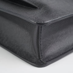 Louis Vuitton Taiga Leather Associe Cartable 1 Briefcase Black