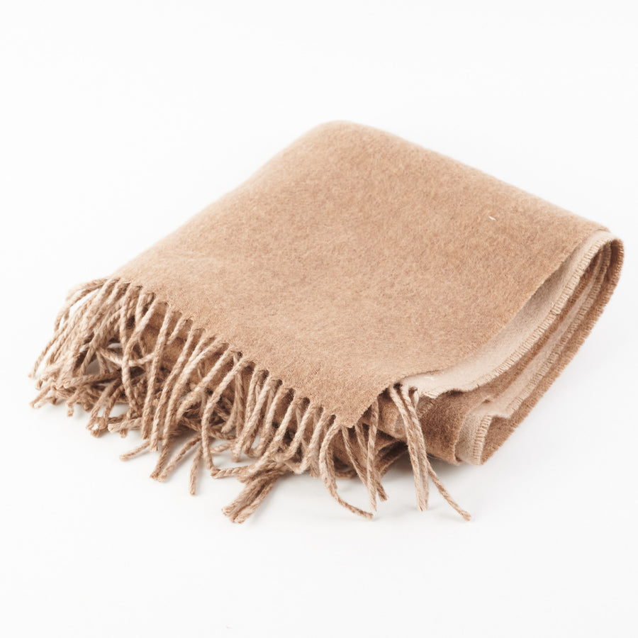 Hermes Brown Cashmere Scarf