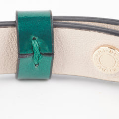 Bvlgari Metallic Emerald Green Bracelet Size 15-16