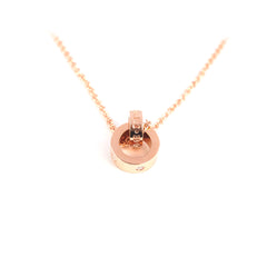 Bvlgari Necklace with Diamonds 18k Rose Gold