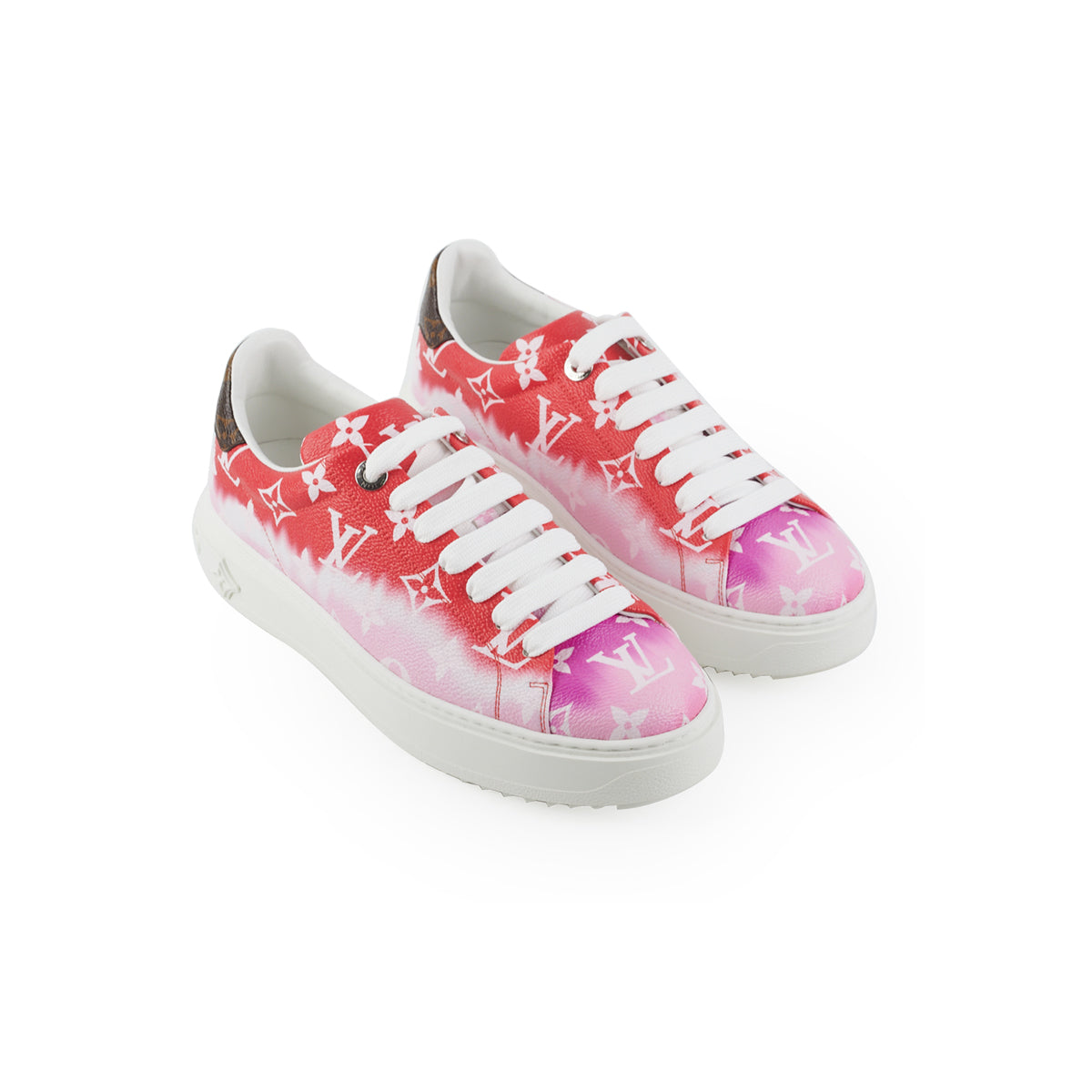 LOUIS VUITTON - TIME OUT SNEAKER IN ROSE - SZ 38 – RE.LUXE AU
