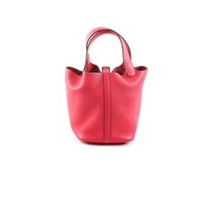 Hermes Picotin 18 Clemence Rose Extreme A stamp