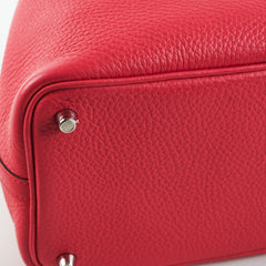 Hermes Picotin 18 Clemence Rose Extreme A stamp