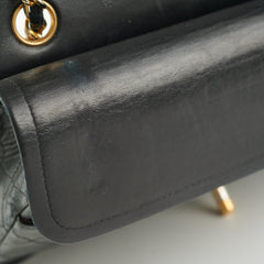 Chanel Vintage Quilted Lambskin Medium/Large Black 24k GHW