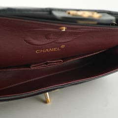Chanel Vintage Quilted Lambskin Medium/Large Black 24k GHW