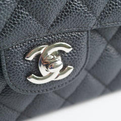 Chanel Small Caviar Classic Double Flap Black - 16 series