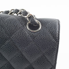Chanel Small Caviar Classic Double Flap Black - 16 series