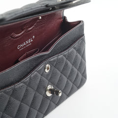 Chanel Small Caviar Classic Double Flap Black - 16 series