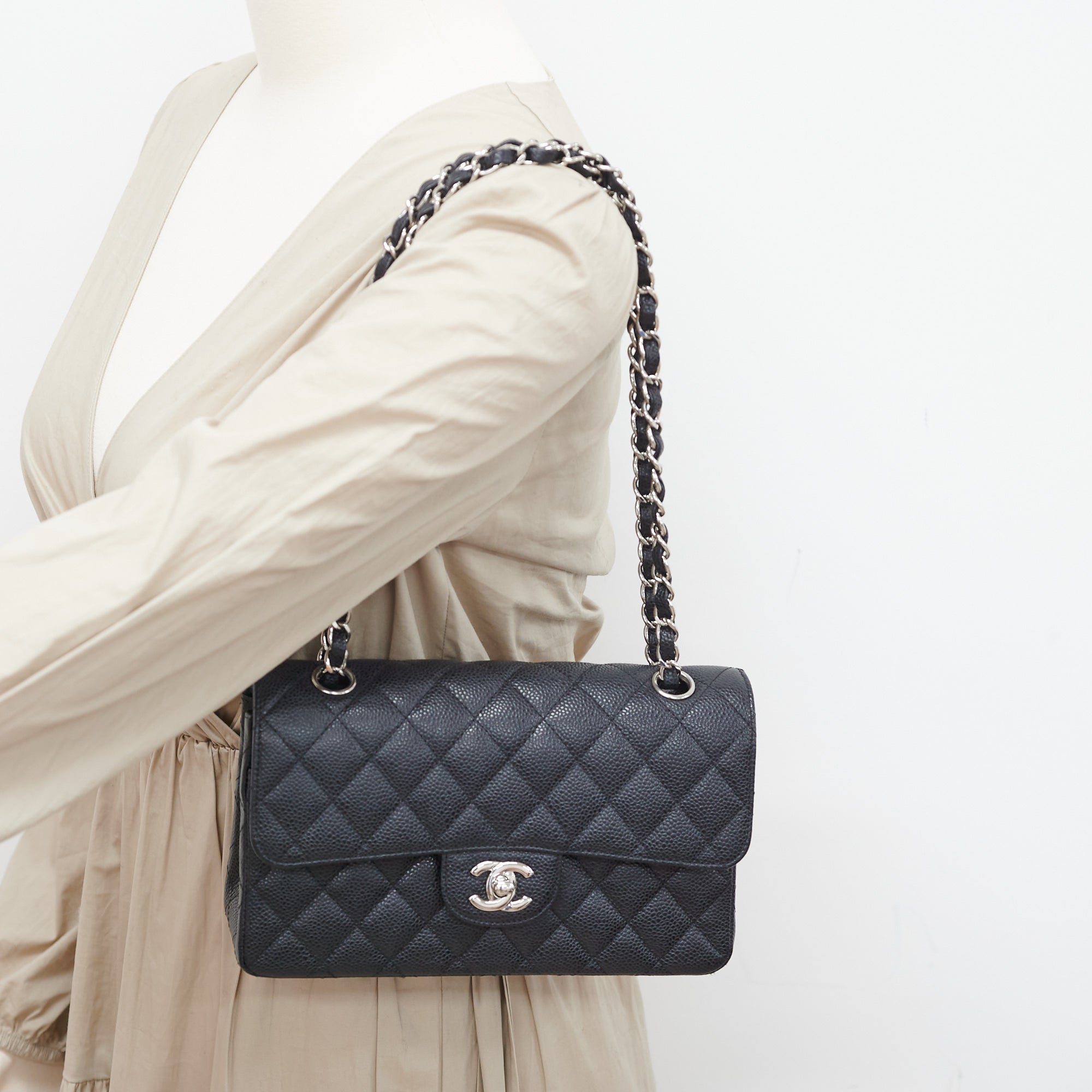 Chanel small caviar flap bag Clearance