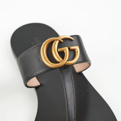 Gucci Thong GG Sandals Black
