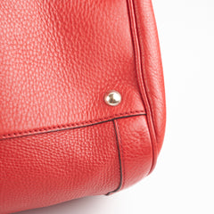 Gucci Soho Boston Red Top Handle Bag