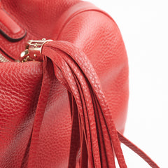 Gucci Soho Boston Red Top Handle Bag