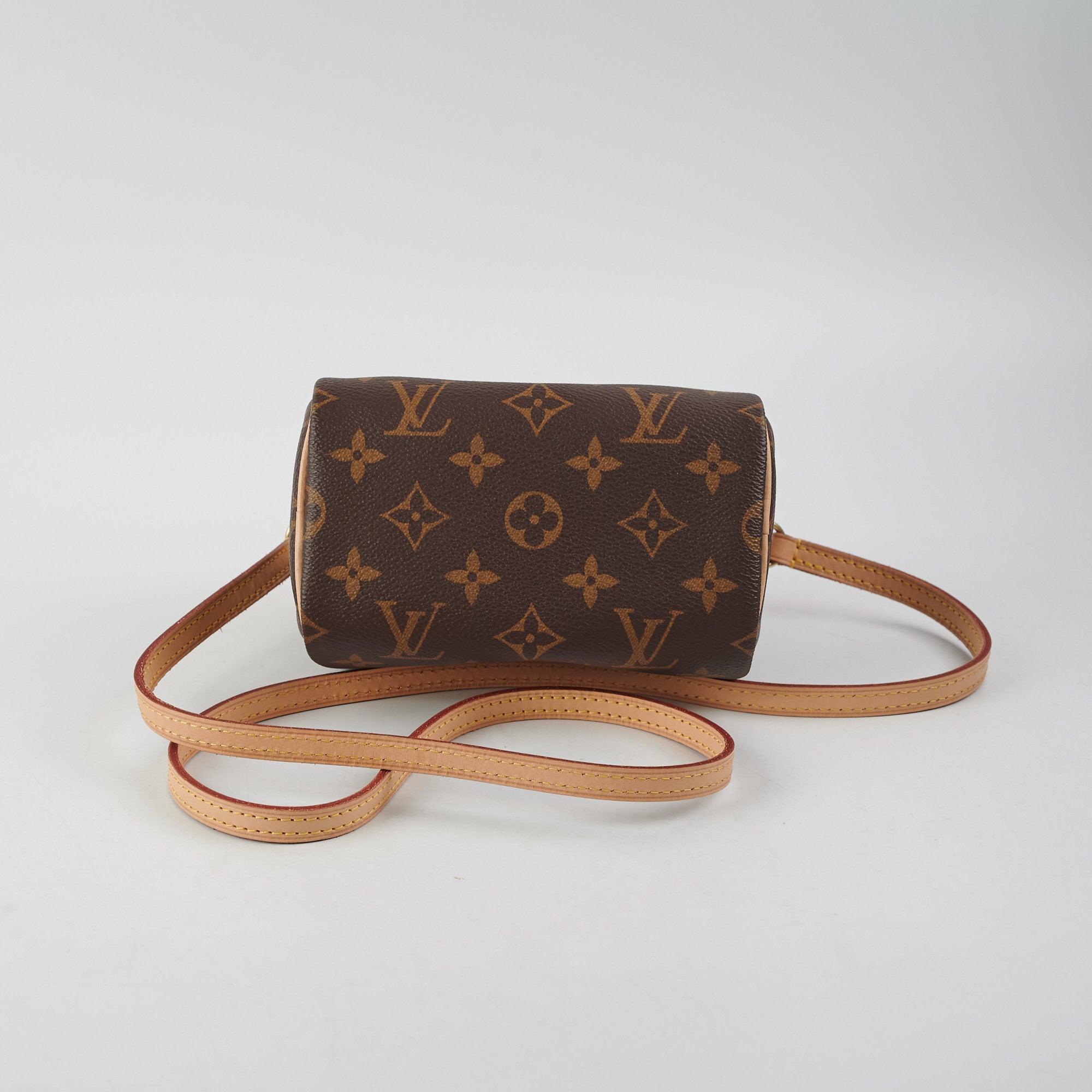 Louis Vuitton Authentic Recital Handbag Monogram Canvas Brown