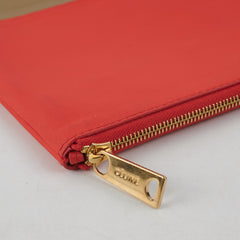 Celine Pouch Red/Taupe