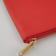 Celine Pouch Red/Taupe