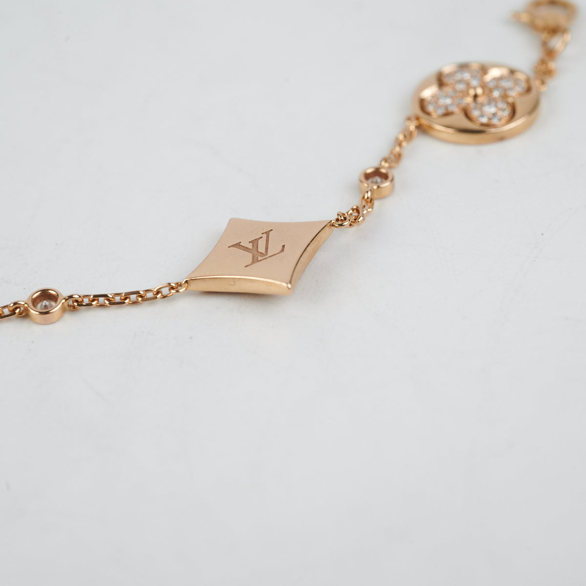 Louis Vuitton® Idylle Blossom Bracelet, Pink Gold And Diamonds Pink Gold.  Size Nsa