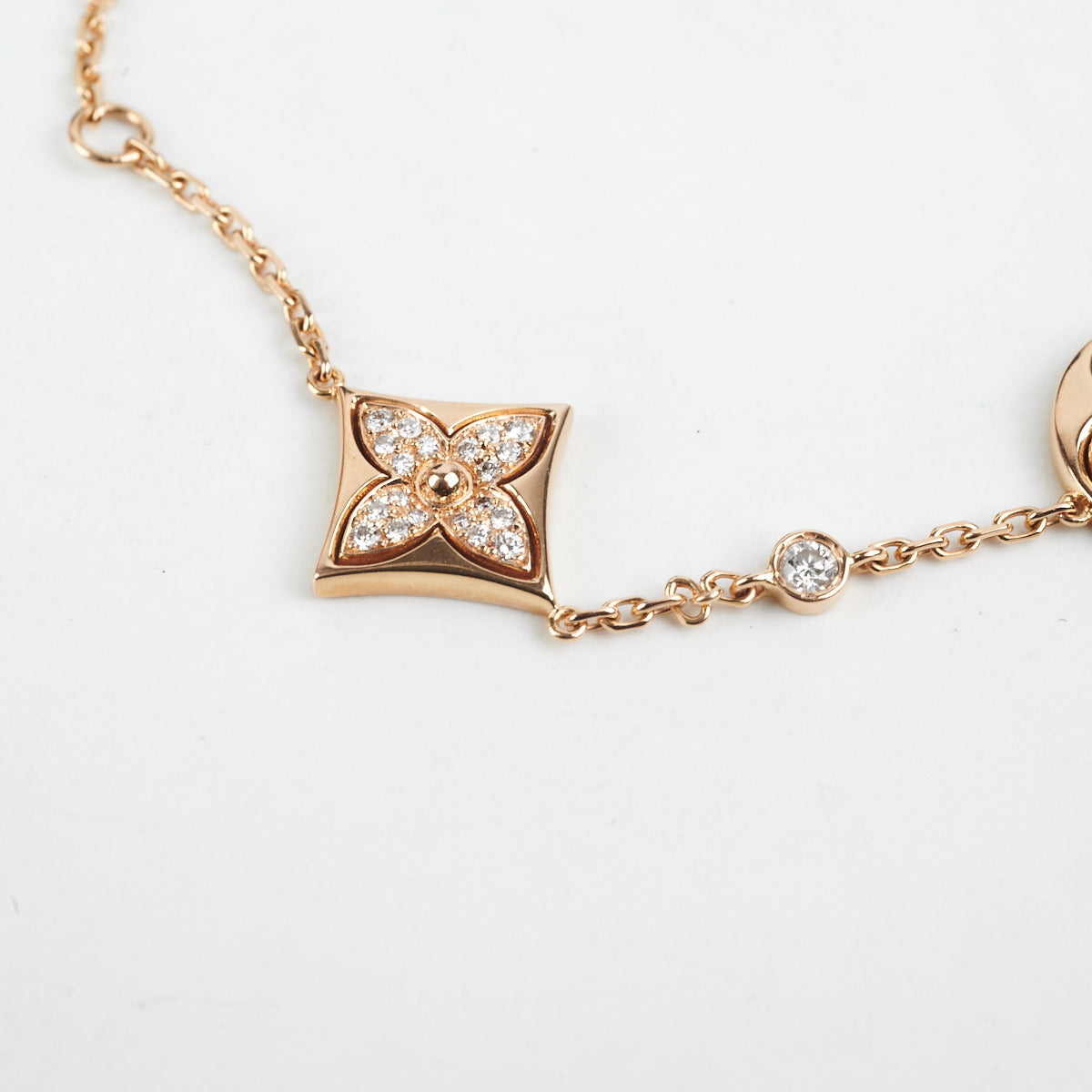 Pink Multi Gemstone Motif Bracelet - Gold – Cernucci US