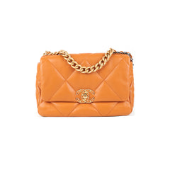 ITEM 21 - Chanel 19 Small Tan/Brown (Microchipped)