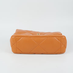 ITEM 21 - Chanel 19 Small Tan/Brown (Microchipped)