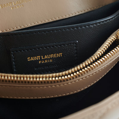 Saint Laurent Mini Lou Beige - THE PURSE AFFAIR
