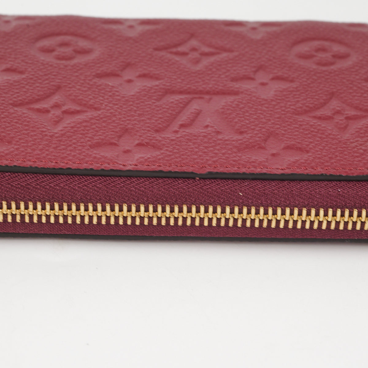 Louis Vuitton Wallet Empreinte Broderie Women's Long Zippy Creme M81141  Round