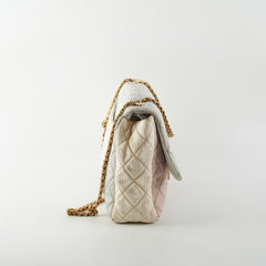 Chanel Tri-Color Microfiber Reissue Jumbo Flap Bag