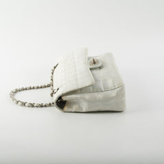 Chanel New Travel Line Chain Shoulder Bag Silver