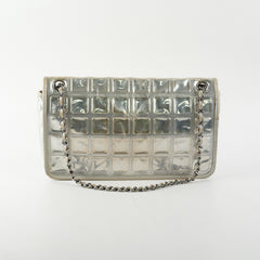 Chanel CC Turnlock Ice Cube Flap Silver