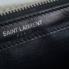 Saint Laurent Cassandre Wallet On Chain (WOC) Silver