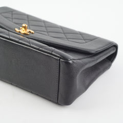 Chanel Vintage Caviar Medium Diana Flap Bag Black