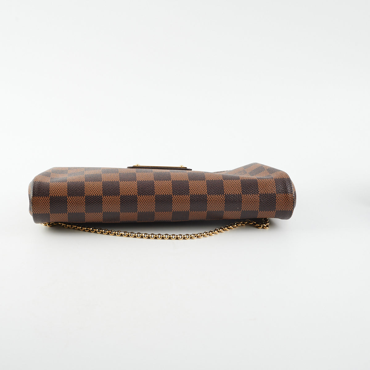 ❤️‍🩹SOLD❤️‍🩹Louis Vuitton Eva Damier Ebene Chain Clutch Crossbody Bag  (MB0145) - Reetzy